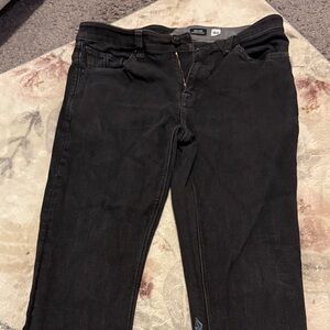 Volcom Solver Black Denim Jeans men’s size 34